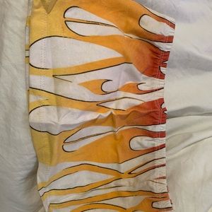 LF tube top with flames
